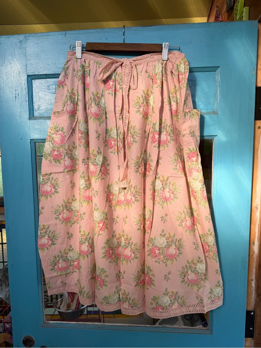 Peachy Rosy Half Pinny